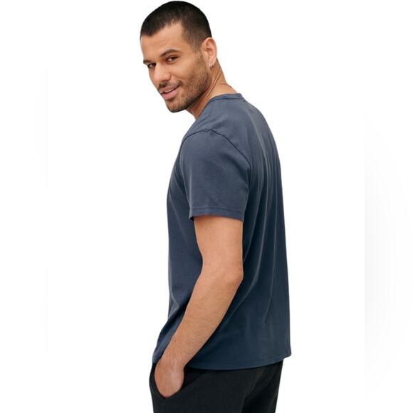 JASON SCOTT Raymond Crew India Ink Blue Short Sleeve T-Shirt Men’s Size Medium - Picture 2 of 9